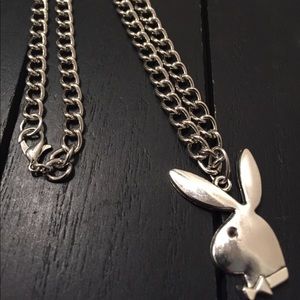 Designer Necklace with Playboy Bunny Pendant